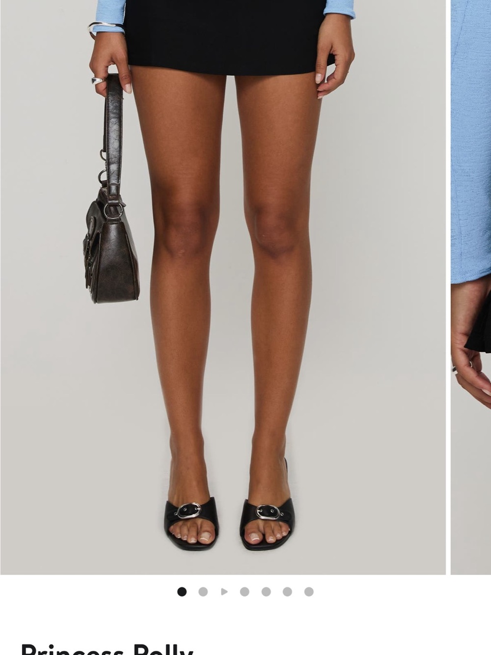 Princess Polly Can’t Sleep Black Mini Skort